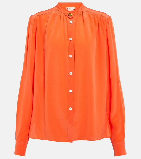 Marni Button-down silk blouse