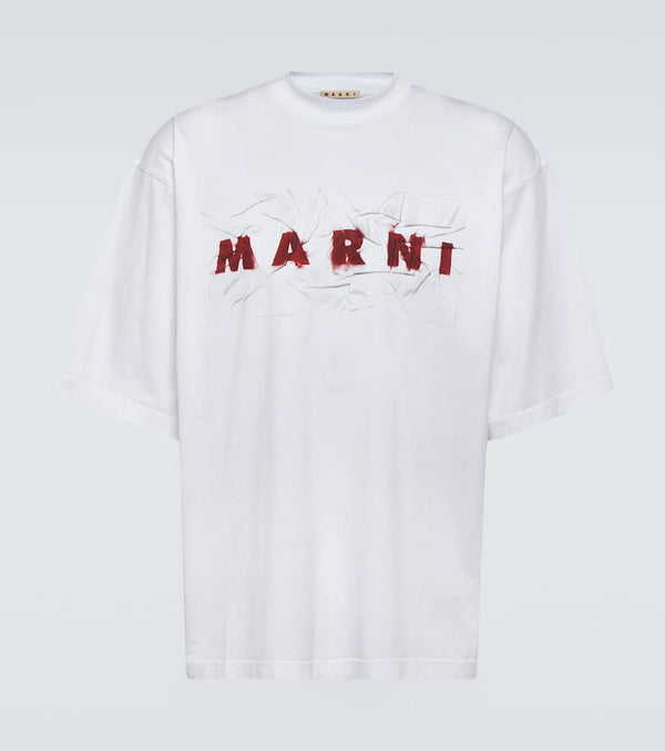 Marni Logo cotton jersey T-shirt