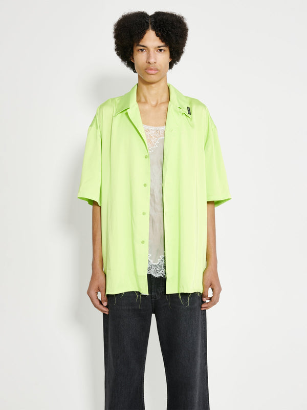 Martine Rose Camisole Shirt Lime  Iridescent