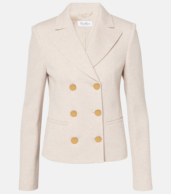 Max Mara Alabama cotton and wool blazer