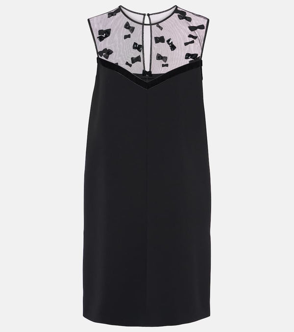 Max Mara Elegante Nandina bow-detail minidress