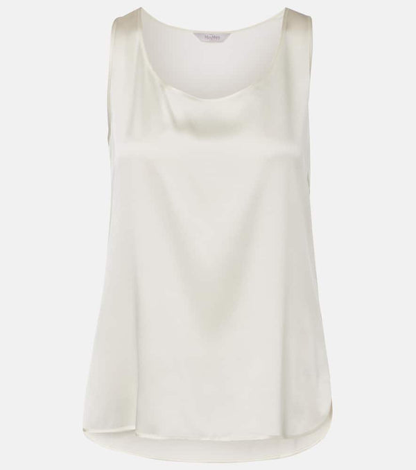 Max Mara Pan silk-blend satin top