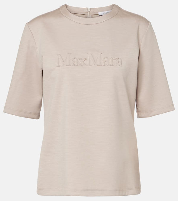 Max Mara Peter logo wool T-shirt