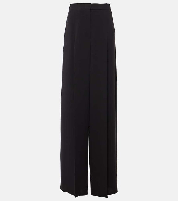 Max Mara Pleated cady wide-leg pants