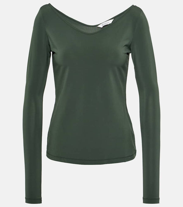 Max Mara Ragazza jersey crêpe top