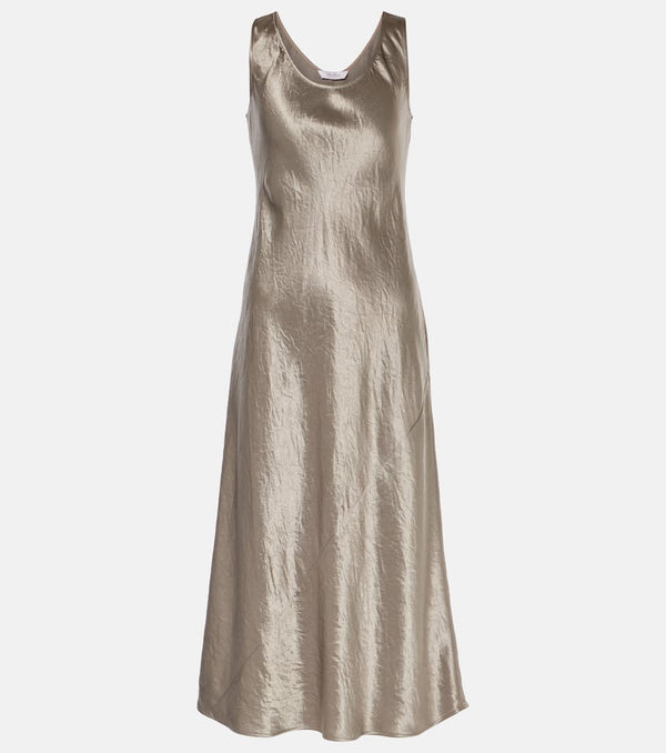 Max Mara Talete satin maxi dress