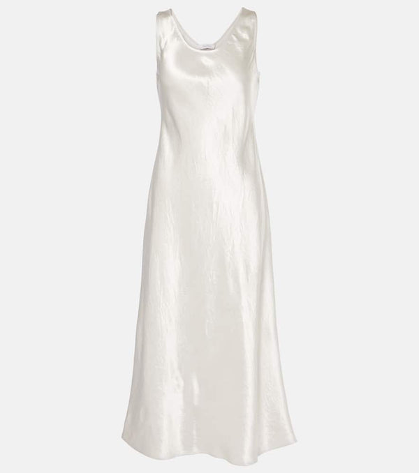 Max Mara Talete satin midi dress