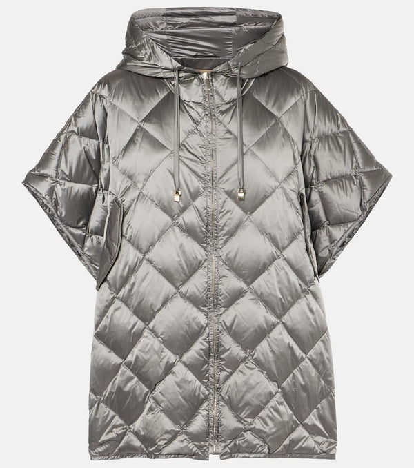 Max Mara The Cube Treman quilted down cape