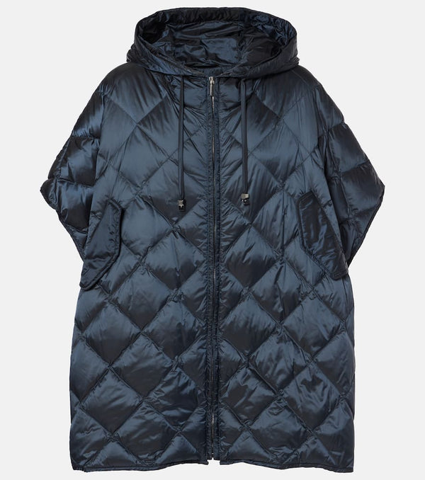 Max Mara The Cube Treman quilted down cape