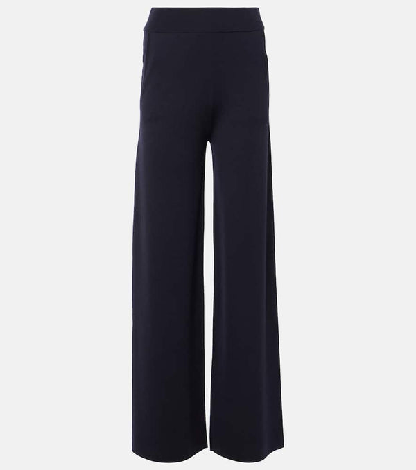 Max Mara Wilma virgin wool wide-leg pants