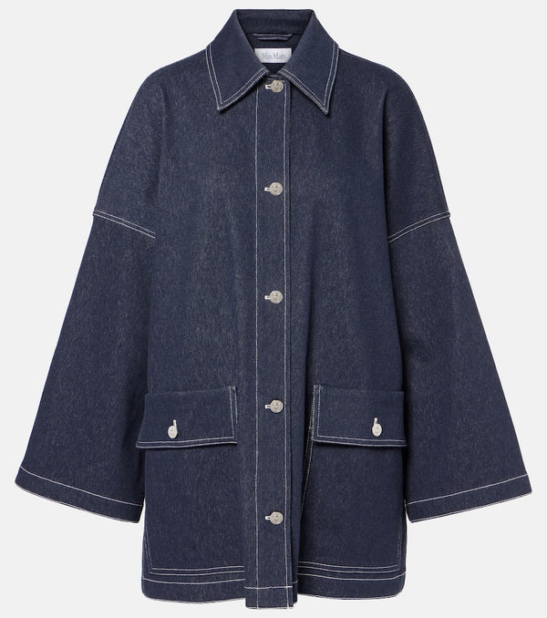 Max Mara Yen denim overshirt