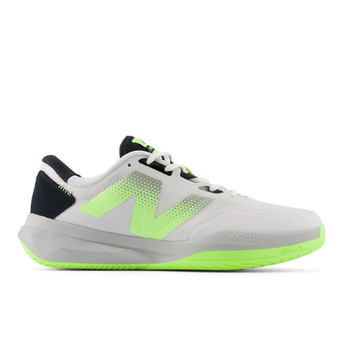 New Balance Men's FuelCell 796v4 in White/Green/Black Synthetic, 