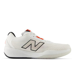 New Balance Men's FuelCell 996v6 in White/Black/Red Synthetic, 