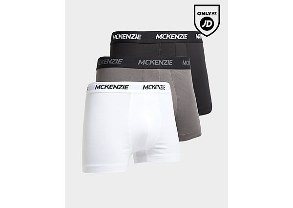 McKenzie 3 Pack Wyatt Boxers  Black