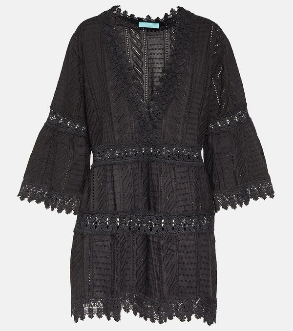 Melissa Odabash Victoria embroidered cotton minidress