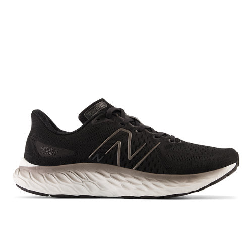 New Balance Men's Fresh Foam X EVOZ v3 in Black/Grey Textile, 