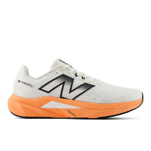 New Balance FuelCell Propel v5 in Orange White Black Synthetic