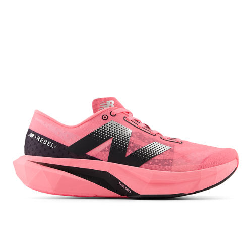 New Balance FuelCell Rebel v4 in Pink White Black Synthetic