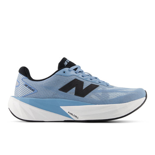 New Balance FuelCell Rebel v5 in Blue Grey White Synthetic