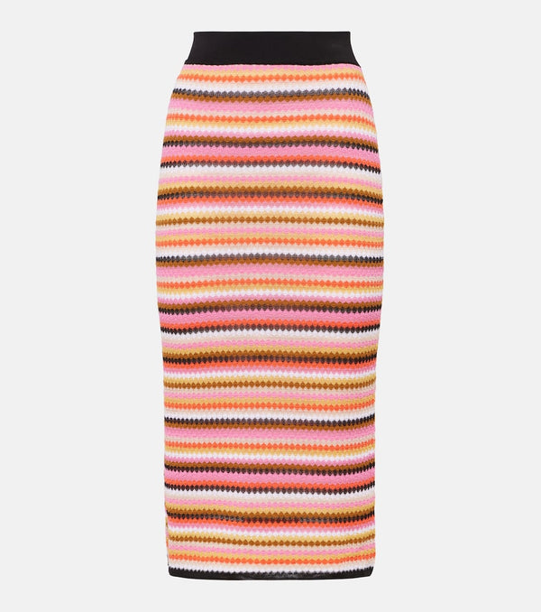 Missoni Cotton-blend midi skirt