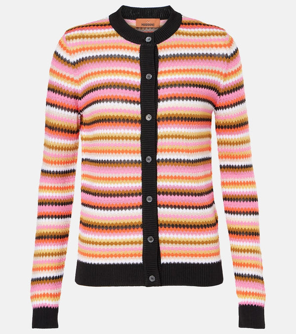 Missoni Striped cotton-blend cardigan