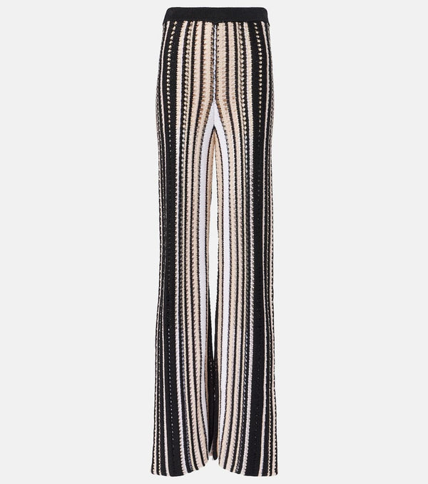 Missoni Striped cotton-blend straight pants