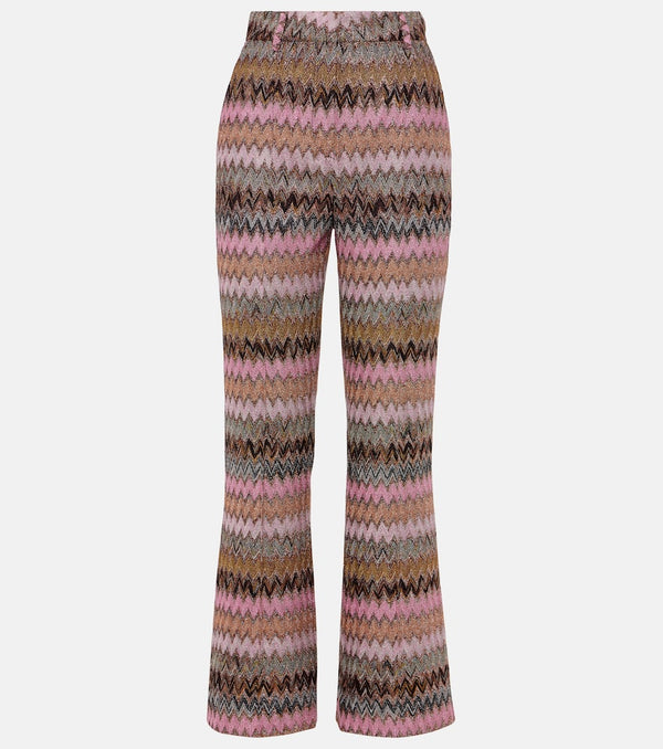 Missoni Zig Zag metallic flared pants