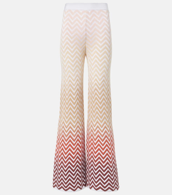 Missoni Zigzag cotton-blend flared pants