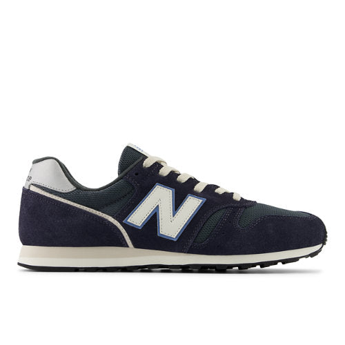 New Balance Men's 373V2 in Blue/Grey Suede/Mesh, 