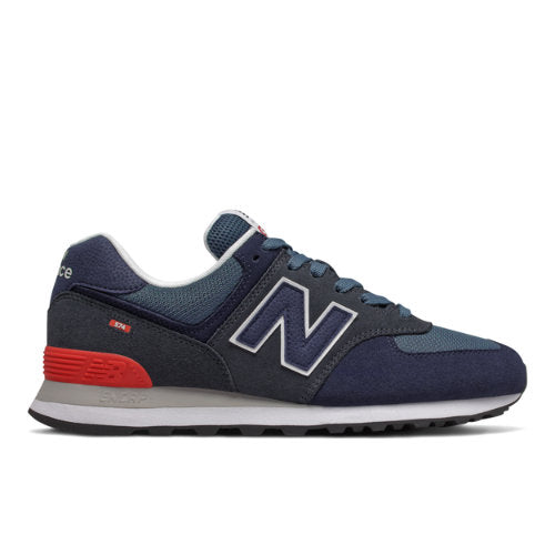 New Balance 574 in Blue Black Leather