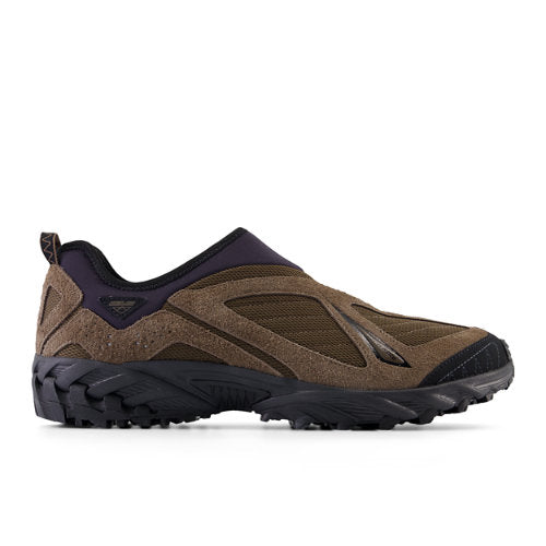 New Balance Men's 610S in Brown/Black Suede/Mesh, 