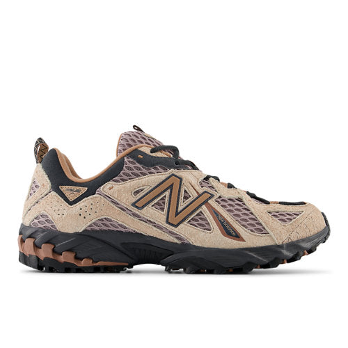 New Balance Men's 610v1 in Brown/Purple Suede/Mesh, 