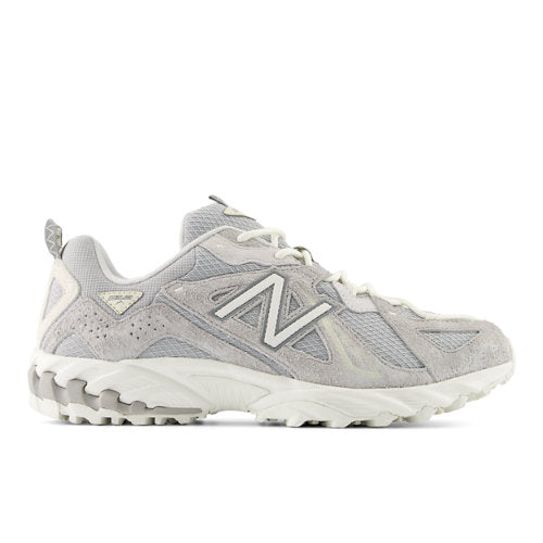 New Balance Men's 610v1 in Grey/White/Brown Suede/Mesh, 