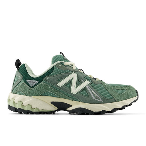 New Balance Men's Lunar New Year 610T in Green/Beige Leather, 