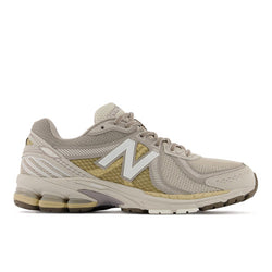 New Balance Men's 860V2 in Grey/Beige/Pink Synthetic, 