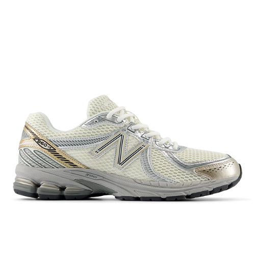 New Balance Unisex 860v2 White Brown Grey