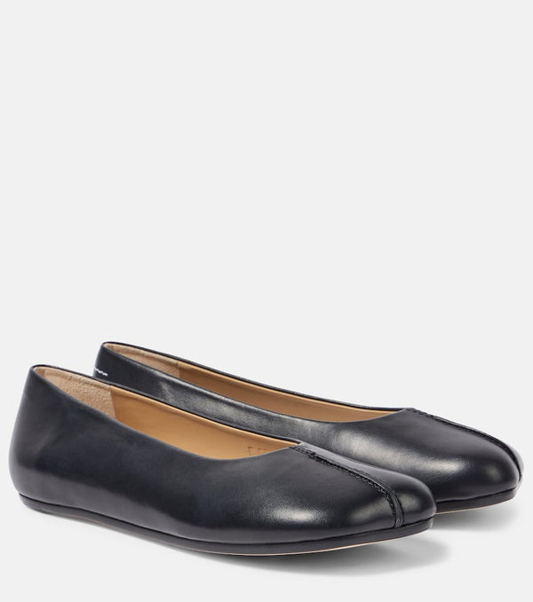 MM6 Maison Margiela Leather ballet flats