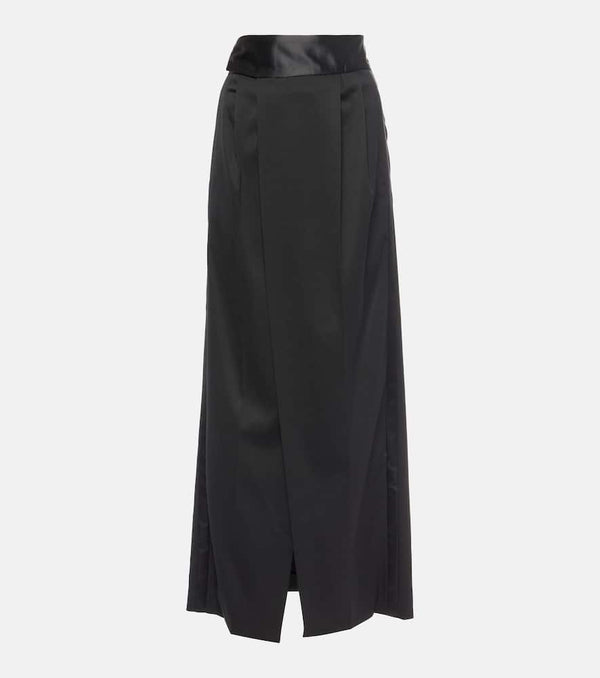 MM6 Maison Margiela Ruched maxi skirt