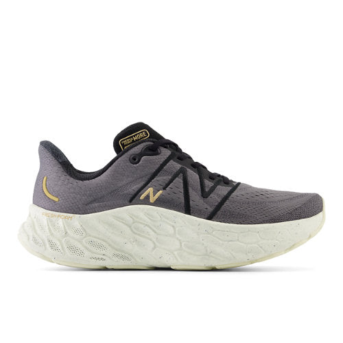 New Balance Men's Fresh Foam X More v4 in Black/Grey/Beige/Brown Synthetic, 