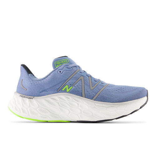 New Balance Men's Fresh Foam X More v4 in Blue/Grey Synthetic, 