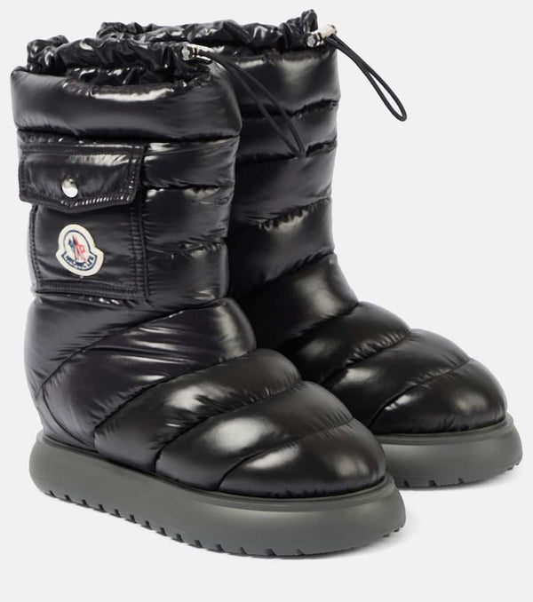 Moncler Gaia logo snow boots