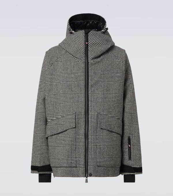 Moncler Grenoble Nauders houndstooth ski jacket