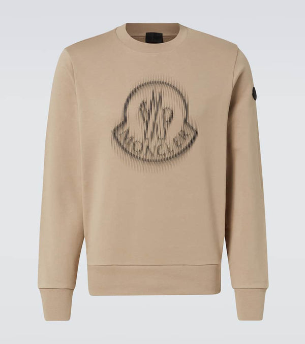 Moncler Logo cotton jersey sweater