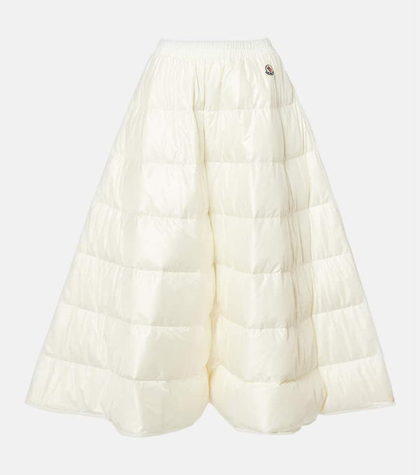 Moncler Quilted midi skirt