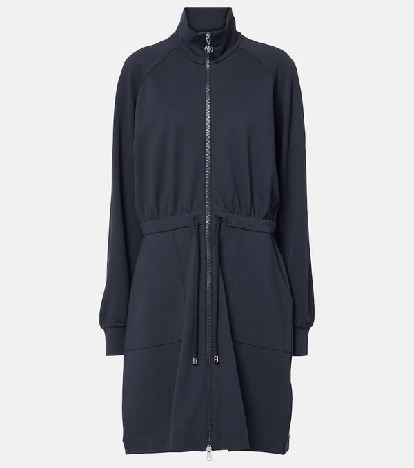 Moncler Zip-up jersey minidress