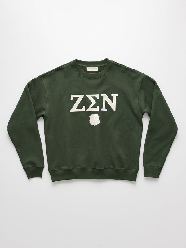 Museum of Peace & Quiet ZEN Crewneck Sweatshirt Forest