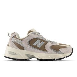 New Balance 530 in Grey Brown Beige Suede Mesh