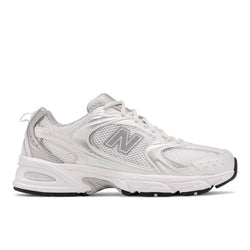 New Balance 530 in White Grey Synthetic