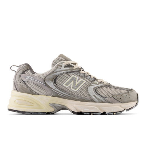 New Balance 530 in Grey Suede Mesh