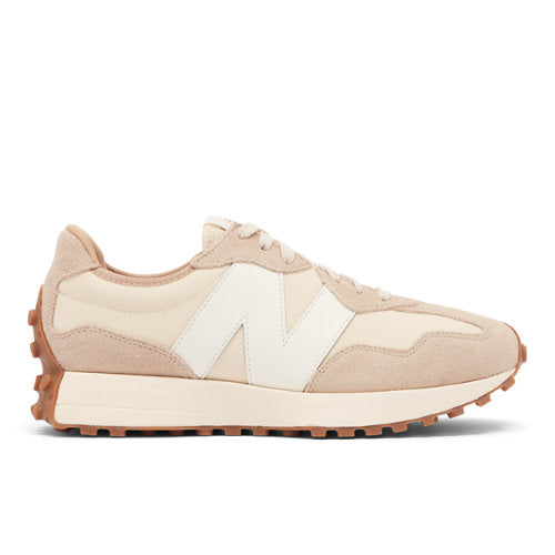 New Balance 327 in Brown White Beige Suede Mesh